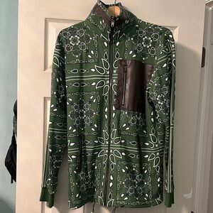 Green Patterned Men's Sweater